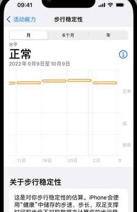 涟水iPhone手机维修如何在iPhone开启'步行稳定性通知'