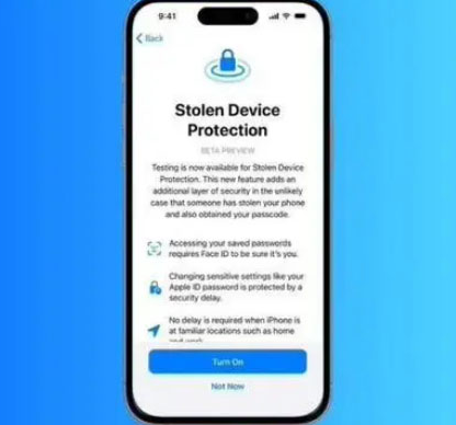 涟水苹果授权维修店分享被盗设备保护功能开启方法 