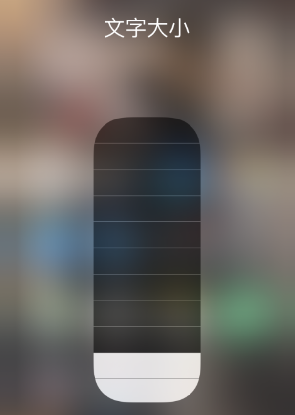 涟水苹果手机维修分享小技巧：在 iPhone 控制中心快速调节字体大小 